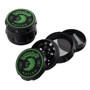 Гриндер Rastashop Green 50mm - Бренд Rastashop - Гриндеры - Магазин домашних увлечений homehobbyshop.ru